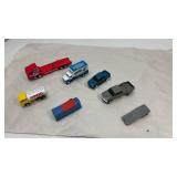 Collection of Toy Trucks and Trailers