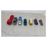 Collection of Toy Trucks and Trailers