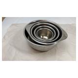 Stainless Steel Nesting Measuring Bowl Set - 8 Pieces