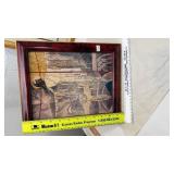 Collection of Two Professional Framed Prints and One Gold Picture Frame