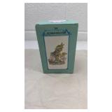 vintage collectible resin bunny figurine by Victorian Collection