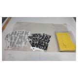 Custom Letter and Number Decal Set