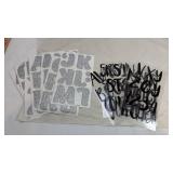 Custom Letter and Number Decal Set