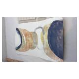 Modern Abstract Art Print Set with Display Trays