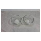 Pyrex Clear Glass Prep Bowls - Set of 2