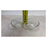 Pyrex Clear Glass Prep Bowls - Set of 2