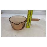 Corning Ware Amber Glass Saucepan