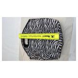 Mossimo Black Leather Multi-Card Wallet with Zebra Print Case