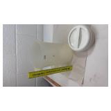 White Plastic   Pitcher with Lid and Extra Cups Set