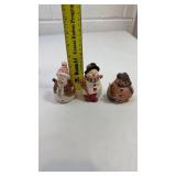 Decorative Winter Snowman Figurine Collection