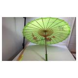 Japanese Paper Parasol in Lime Green