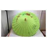 Japanese Paper Parasol in Lime Green