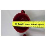 Mainstays Red Stoneware Coffee Cups Set of 2