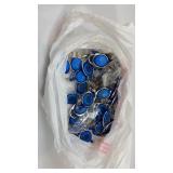 Blue Retractable Badge Holder - Lot of 25