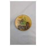 Japanese Hand-Painted Butterfly Ceramic Plate