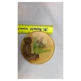 Japanese Hand-Painted Butterfly Ceramic Plate