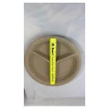 Decorative Garden Scene Clay Mold and Plate Set