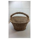 Handwoven Wicker Market Basket