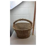 Handwoven Wicker Market Basket