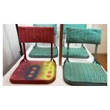 1950s Folding Stadium Seats - Set of 4