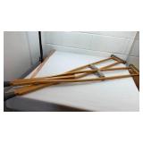 Wooden Underarm Medical Crutches
