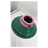 Revolving Christmas Tree Stand - Green and Pink