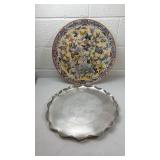 Butterfly Garden Round Decorative Puzzle Plate
