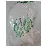 Lined Look Door Panel - Semitransparent Voile Window Curtain Panel Semi Sheer for Patio/Sliding Glass Door with One Bonus Tieback, 52 Width by 72" Length, White - Retail: $18"