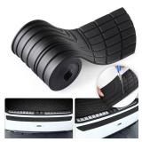 Car Rear Bumper Protector, 42inch x3.4inch Car/SUV Universal Rubber Anti-Scratch Trunk Exterior Accessories - Retail: $10