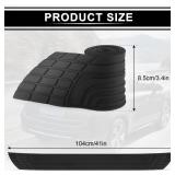 Car Rear Bumper Protector, 42inch x3.4inch Car/SUV Universal Rubber Anti-Scratch Trunk Exterior Accessories - Retail: $10