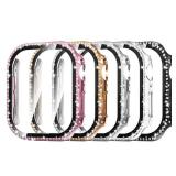 Bling Screen Protector Case Compatible with Apple Watch Series 10 46mm, Protector Case Replacement for iWatch Series 11 10 (46mm). ONLY 2, BLACK And CLEAR. - Retail: $10
