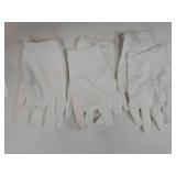 Cotton Gloves, Selizo 3 Pairs White Cotton Gloves Gloves for Women Men Eczema Dry Hands Moisturizing Serving Archival Cleaning Jewelry Silver Inspection - Retail: $6