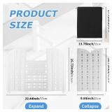 Bathroom Sink Cover for Counter Space With Storage Bag, 22 * 17 Foldable Sink Cover,Silicone Beauty Makeup Brush Cleaning Mat,for Counter Space & Storage Saver(white) - Retail: $18"