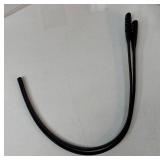 Zip Tie Lock Adjustable Cable Lock for Kids Bike, Fridge, Scooter, Bike Rack, Cabinets, Drawers, Gates, Fences, Helmet,Toolboxes, Lightweight Bicycle Lock, 2 Pack (Black) - Retail: $20