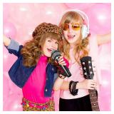 Kids Pretend Microphone Toy - Plastic Fake Microphone Prop for Birthday Party Favors or Costume Play - Retail: $7