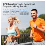 Smart Bracelet, Wearable Activity & Fitness Tracker Band, 24H Sleep Tracker, All-Day Continuous Heart Rate Blood Pressure Stress HRV Monitor, 173 Sport Modes Smart Wristband with Free APP Black - Reta