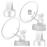 20mm Flange and Duckbill Valve Compatible with Spectra S1 S2 9 Plus Breastpump Replacement to Spectra Pump Parts, Not Original, Replace Accessories. - Retail: $17