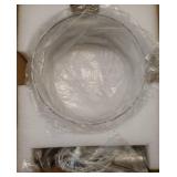 Glass Pendant Light Kitchen Island,11.8 Farmhouse Brushed Nickel Pendant Lighting with Clear Glass Shade, Modern Pendant Light Fixture for Kitchen Sink Dining Room Hallway Entryway - Retail: $130"