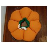 Cat Cone Collar,Cute Waterproof Recovery Collar, Anti-Bite Lick Wound Healing Safety Elizabethan e Collar for Cats, Orange Pumpkin Cat Halloween Costume - Retail: $17