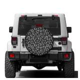 Leopard Print Spare Tire Cover Wheel Tire Cover Fit Trailer, RV, SUV and Many Vehicle 18inch - Retail: $20