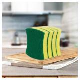 Sponges Kitchen, 50 Pack Heavy Duty Dish Sponge, Cleaning Dish Scrubber Sponge for Home and Kitchen, Stink-Free Cleaning Supplies for Pots, Pans - Retail: $14