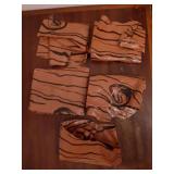 5 Pcs Inflatable Baseball Bat Inflatable Axe Cave Bat Caveman Stick Caveman for Club Cosplay Birthday Party Supplies Halloween Carnival Decoration (Stripe Style,35.4 x 7.9 Inch)