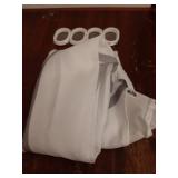 Ombre Grey White Striped Small Shower Curtain for Bathroom 36x72", Geometric Stall RV Shower Curtain Set with Hooks 72 Inches Long Fabric Waterproof Hotel Bath Accessories Machine Washable - Retail: $