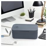 Lockable Storage Box, Medicine Lock Box Travel Case, Refrigerator Bin Container for Food, Medicines, Snacks, Locking Mobile Cell Phone Device Jail, Small Lockbox for Office, Home, School, Father Gift 