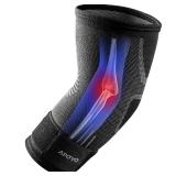 Elbow Brace for Tendonitis and Tennis Elbow, Compression Sleeve for Arthritis, Workouts, Reduce Joint Pain During Fitness Activity (Medium) - Retail: $22