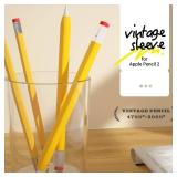 Silicone Case Compatible with Apple Pencil 2nd Generation Cover, Protective Holder Grip Sleeve with Cap Accessories Compatible with iPad Pro 11 12.9 inch, Green - Retail: $7