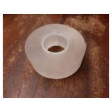 Strong Nano Double Sided Tape Heavy Duty Mounting, Clear Removable Wall Sticky Adhesive Strips, Reusable Thick Gel Grip for Hanging Picture, Poster, Carpet, Photo - Retail: $10