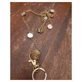 ID Lanyard for Women, Perfect for Employee Id Badges and Keys, Perfect for Nurses and Teachers, office glasses Stainless steel chain - Retail: $17