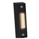 LED Lighted Doorbell Button Push Switch Wall Mounted For Chime Ring (BLACK) - Retail: $6