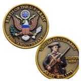 U.S. Army 250th Anniversary Challenge Coin â 1.57 U.S. Army 1775-2025 Commemorative Coin, Double-Sided Color High Relief Military Coin for Veterans & Collectors (U.S. Army) - Retail: $14"